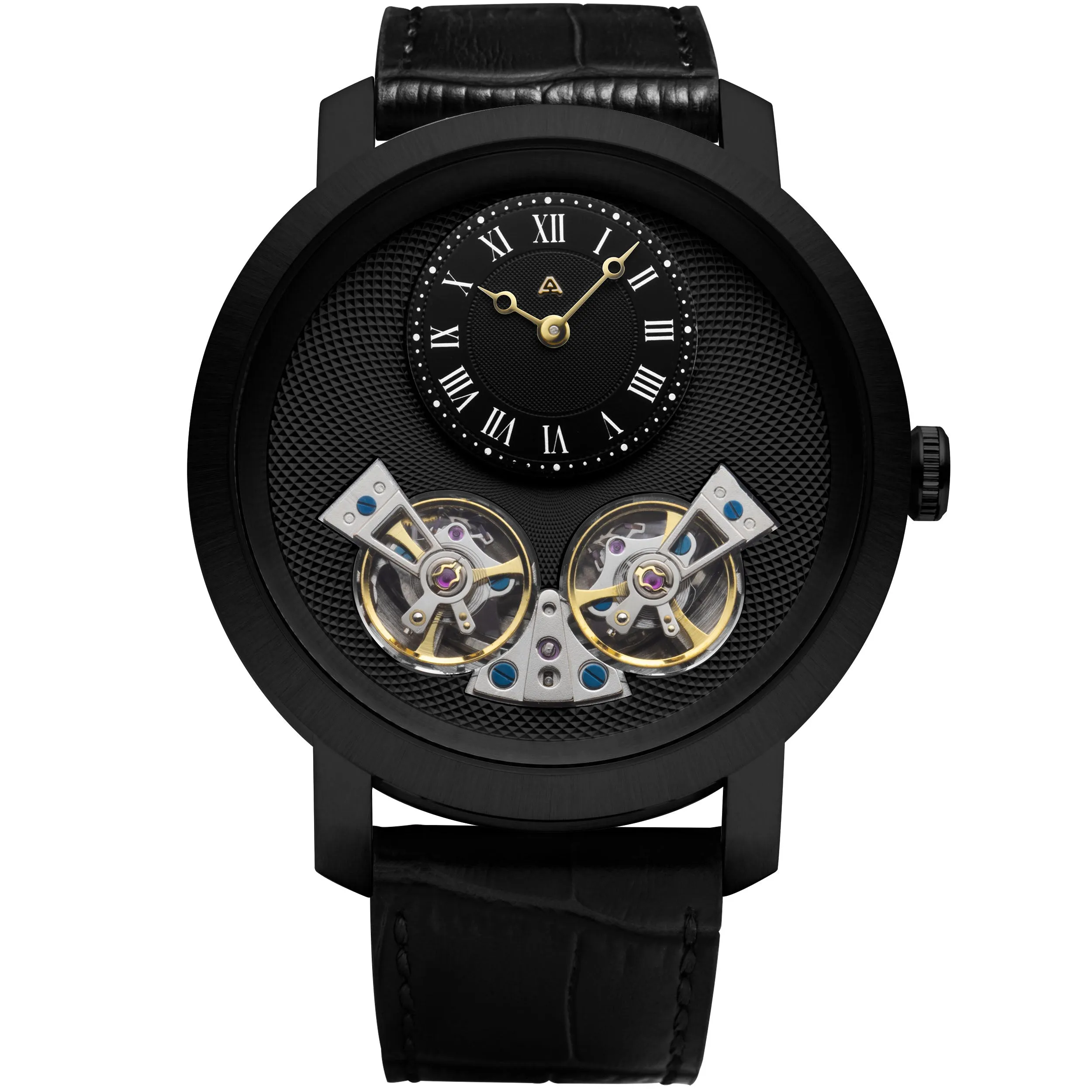 Caspian Automatic All Black Gold