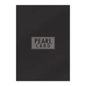 Chloes A4 Luxury Pearl Card 10 Sheets Onyx