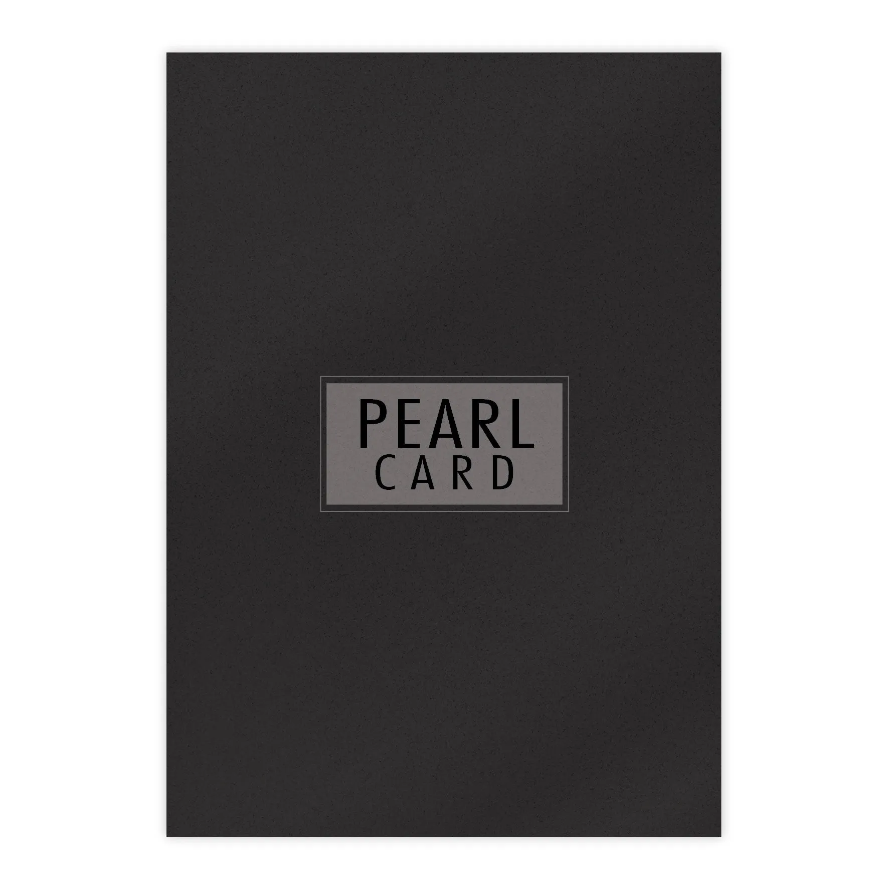 Chloes A4 Luxury Pearl Card 10 Sheets Onyx