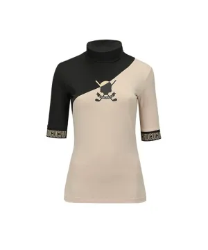 CHUCUCHU Cross Point Short Sleeve - Beige