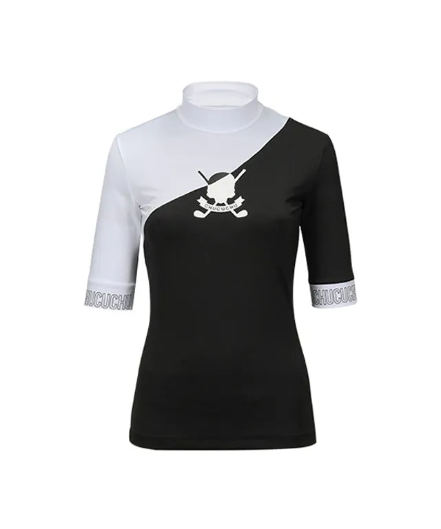 CHUCUCHU Cross Point Short Sleeve - White