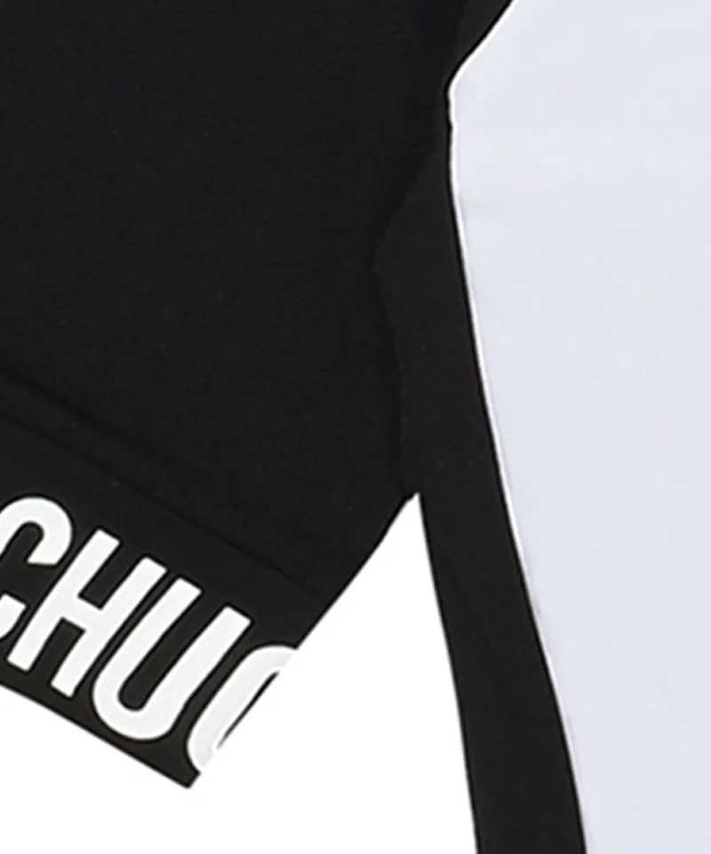 CHUCUCHU Shoulder Point Half Neck Top - White