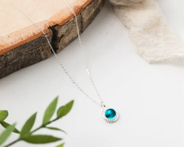 Color Dot Necklace