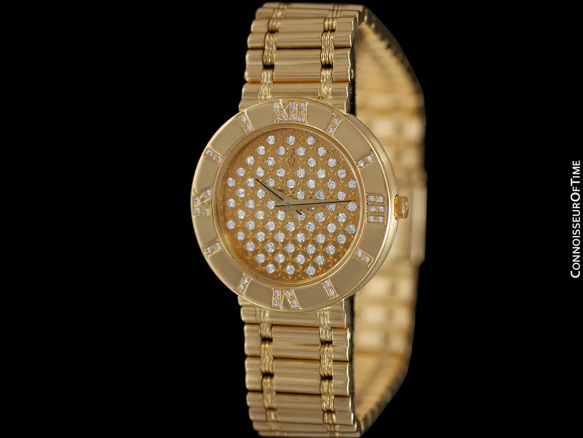 Corum Romvlvs Romulus Ladies Luxury Bracelet Watch - 18K Gold & Diamonds