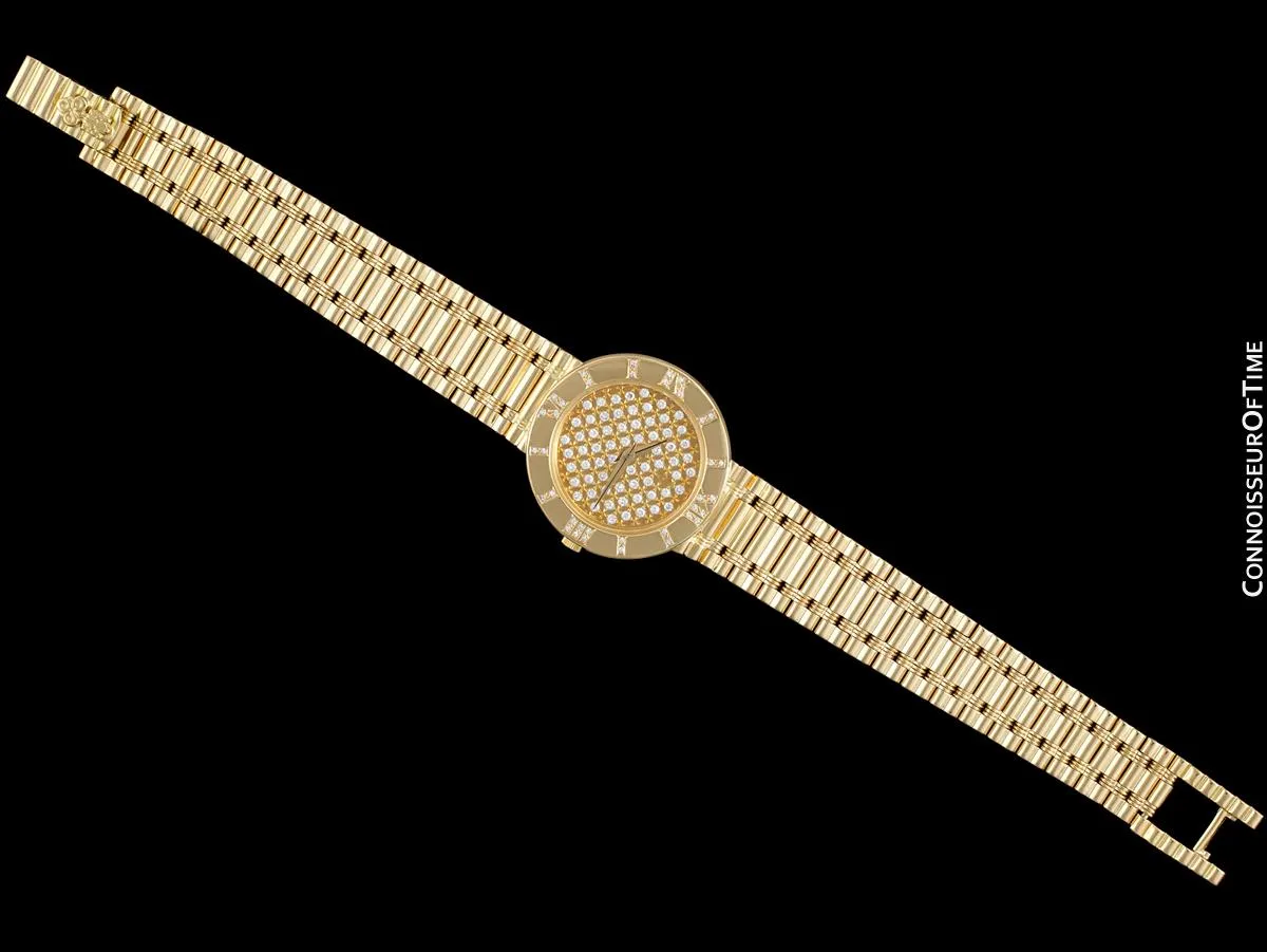 Corum Romvlvs Romulus Ladies Luxury Bracelet Watch - 18K Gold & Diamonds