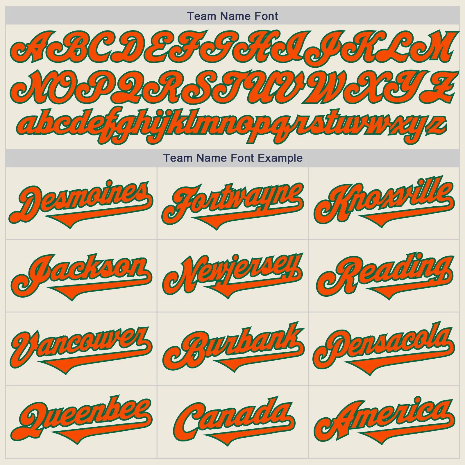 Custom Cream Orange-Kelly Green Authentic Two Tone Baseball Jersey
