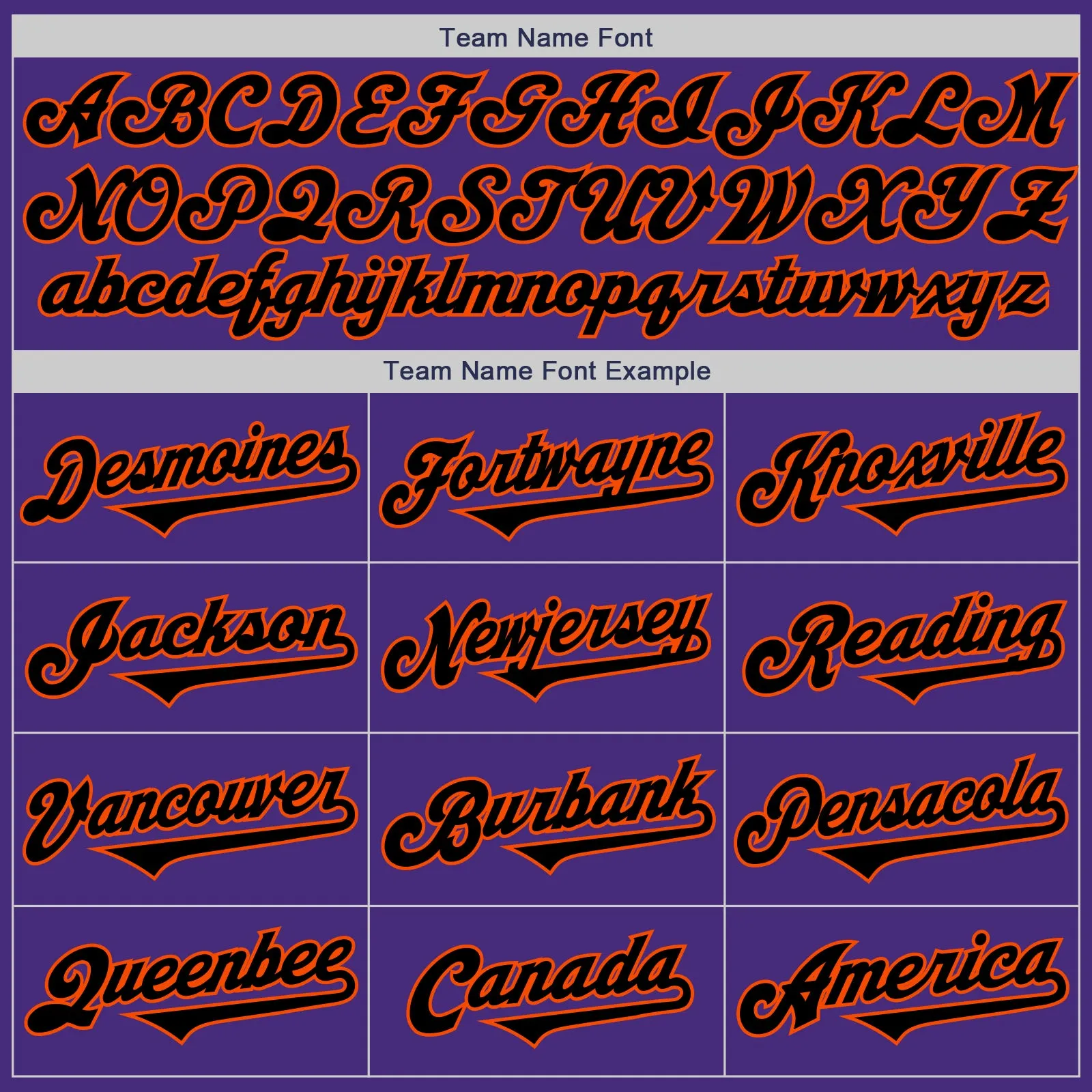 Custom Purple Black-Orange Authentic Two Tone Baseball Jersey