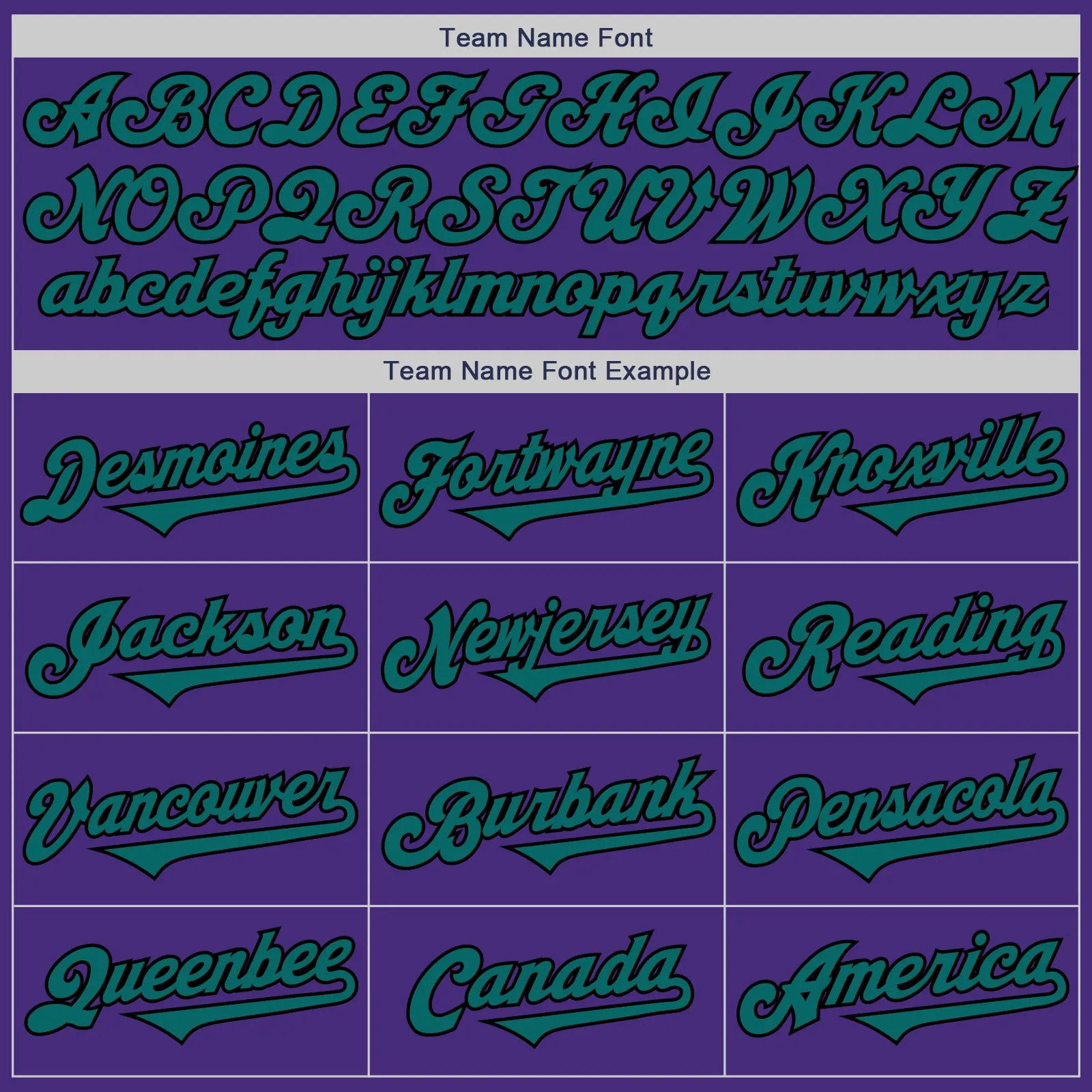 Custom Purple Teal-Black Authentic Two Tone Baseball Jersey