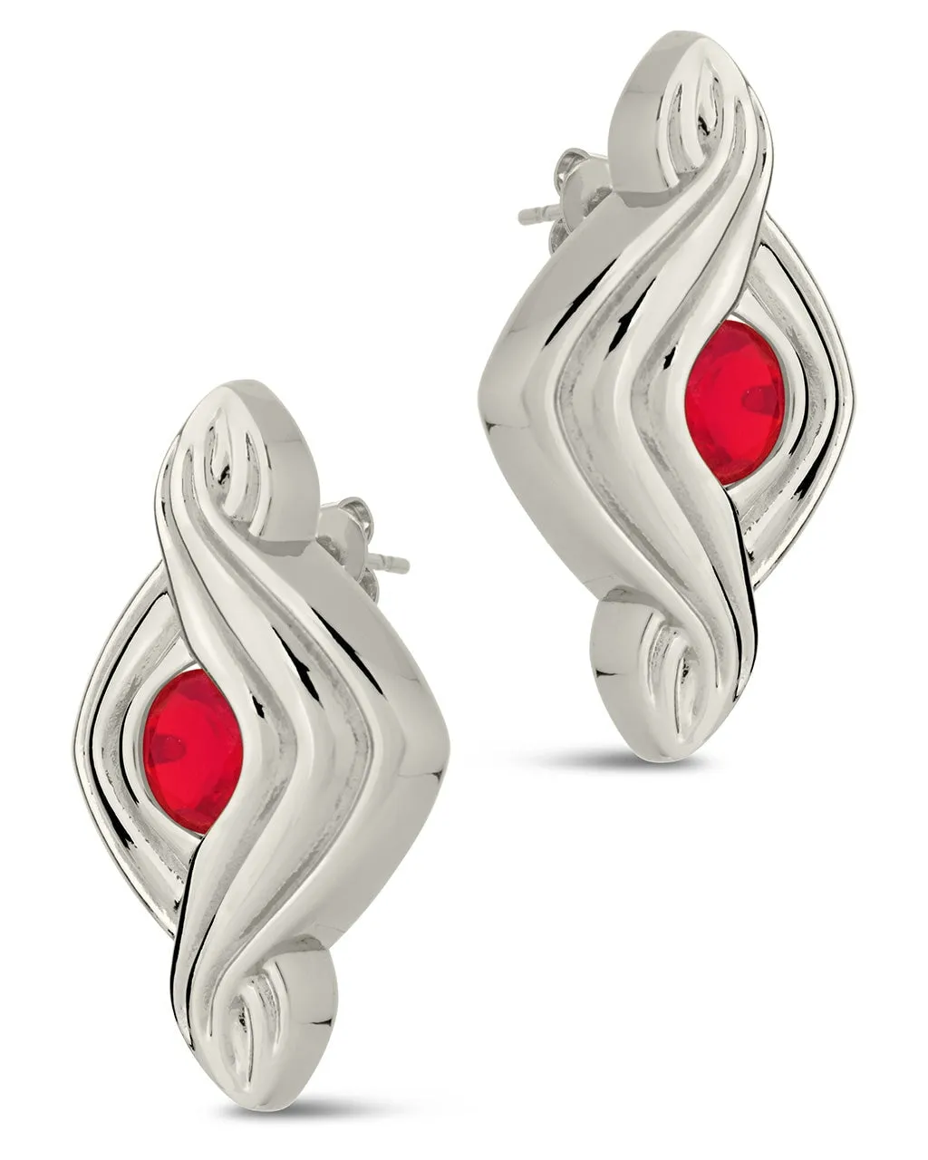 Danish CZ Stud Earrings