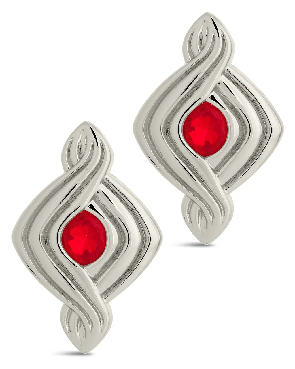 Danish CZ Stud Earrings