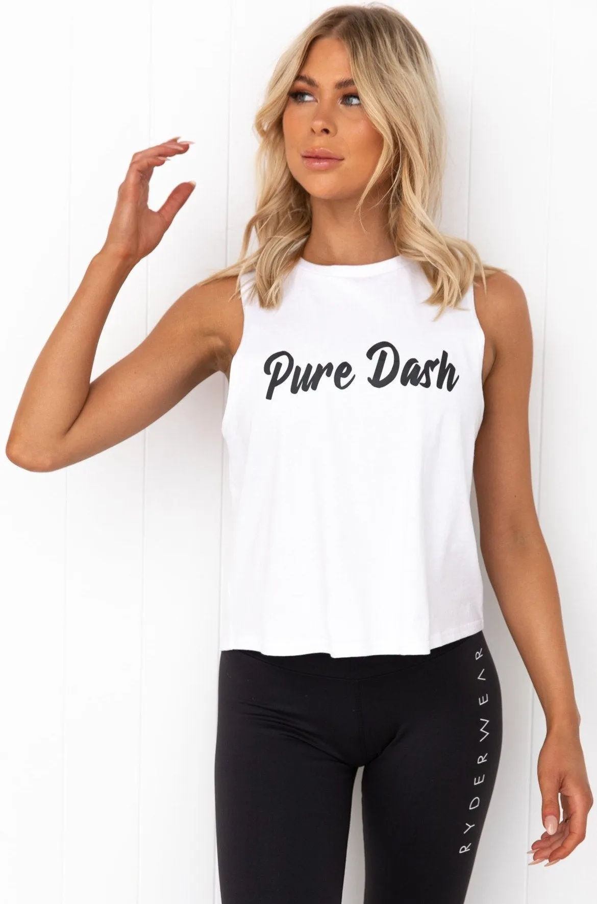 Determined Tank - White