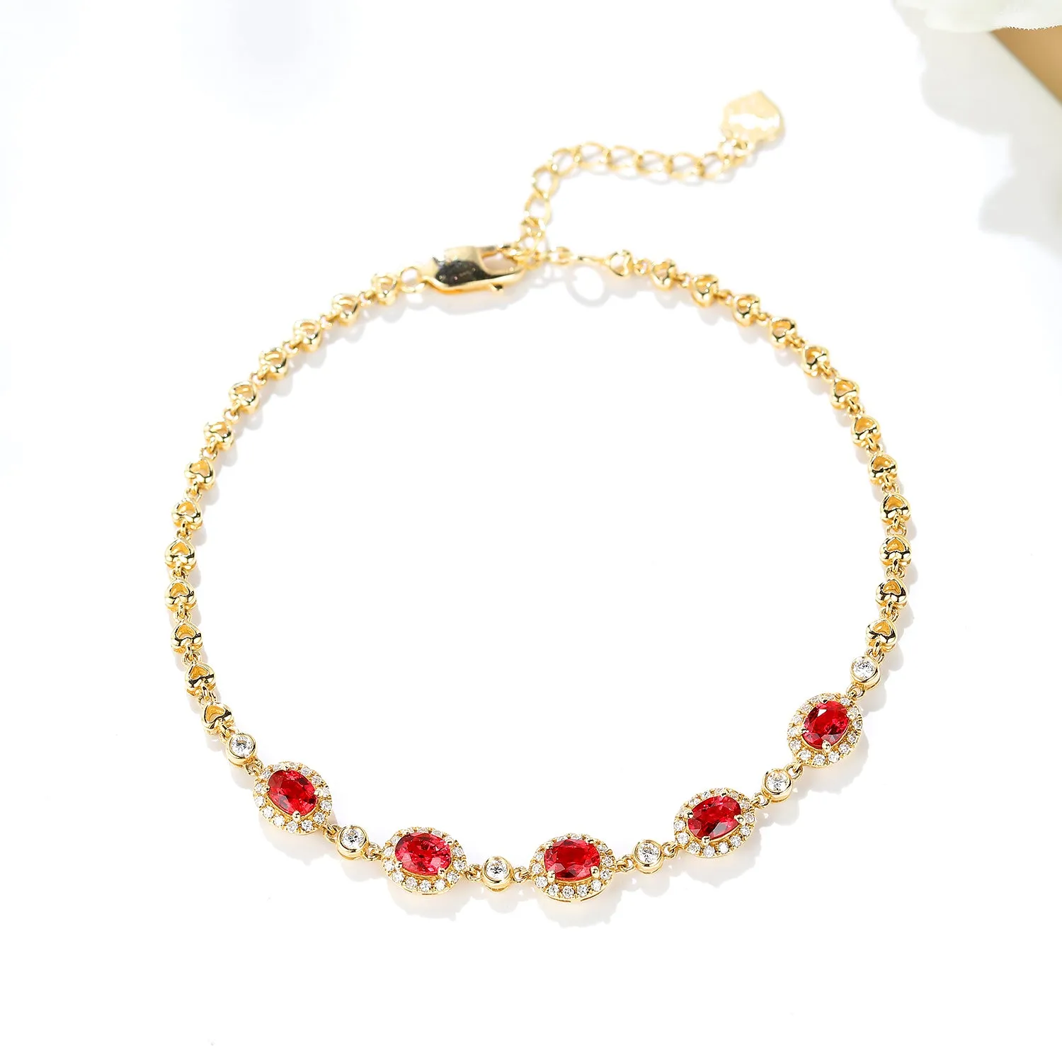 Diamond and Ruby Bracelet