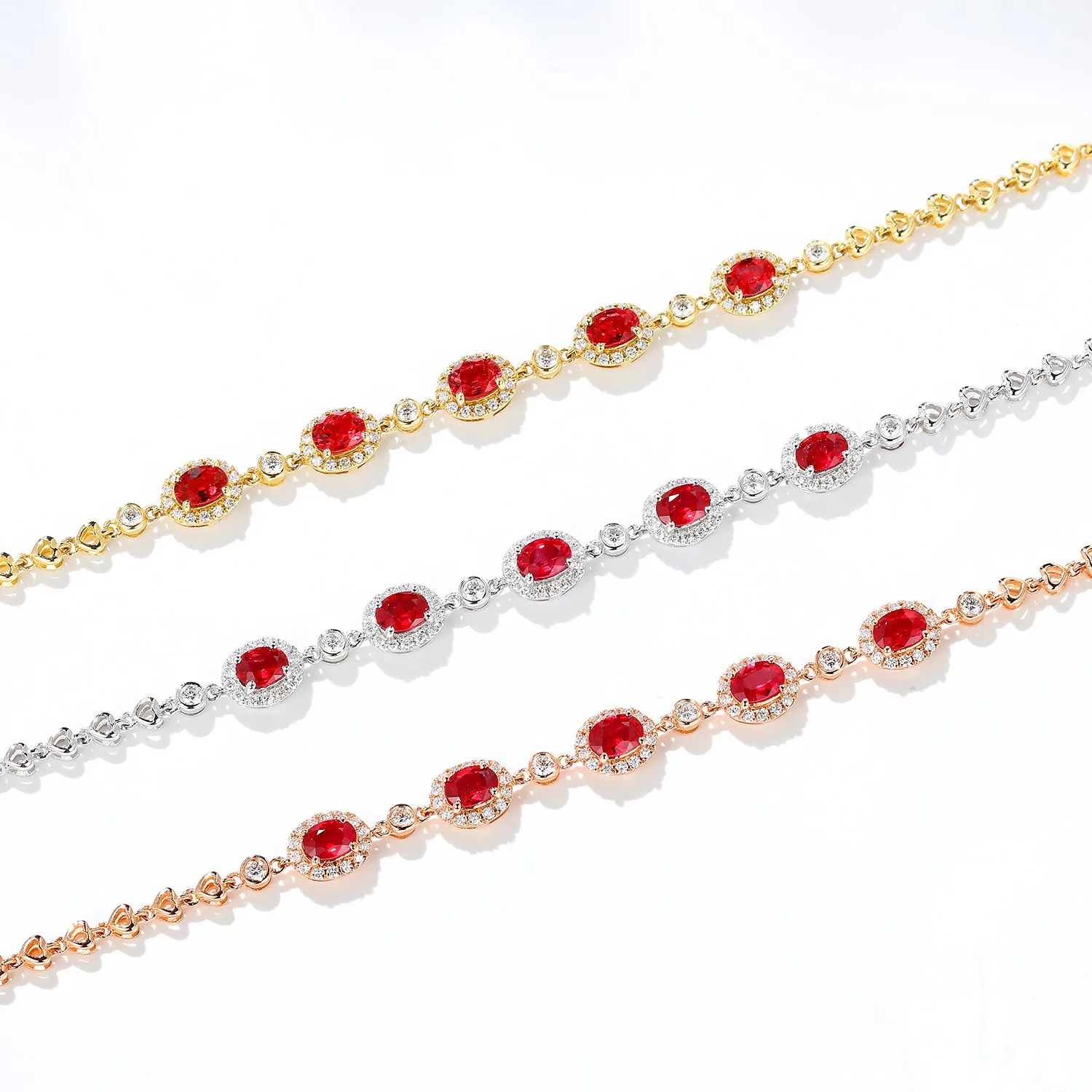 Diamond and Ruby Bracelet