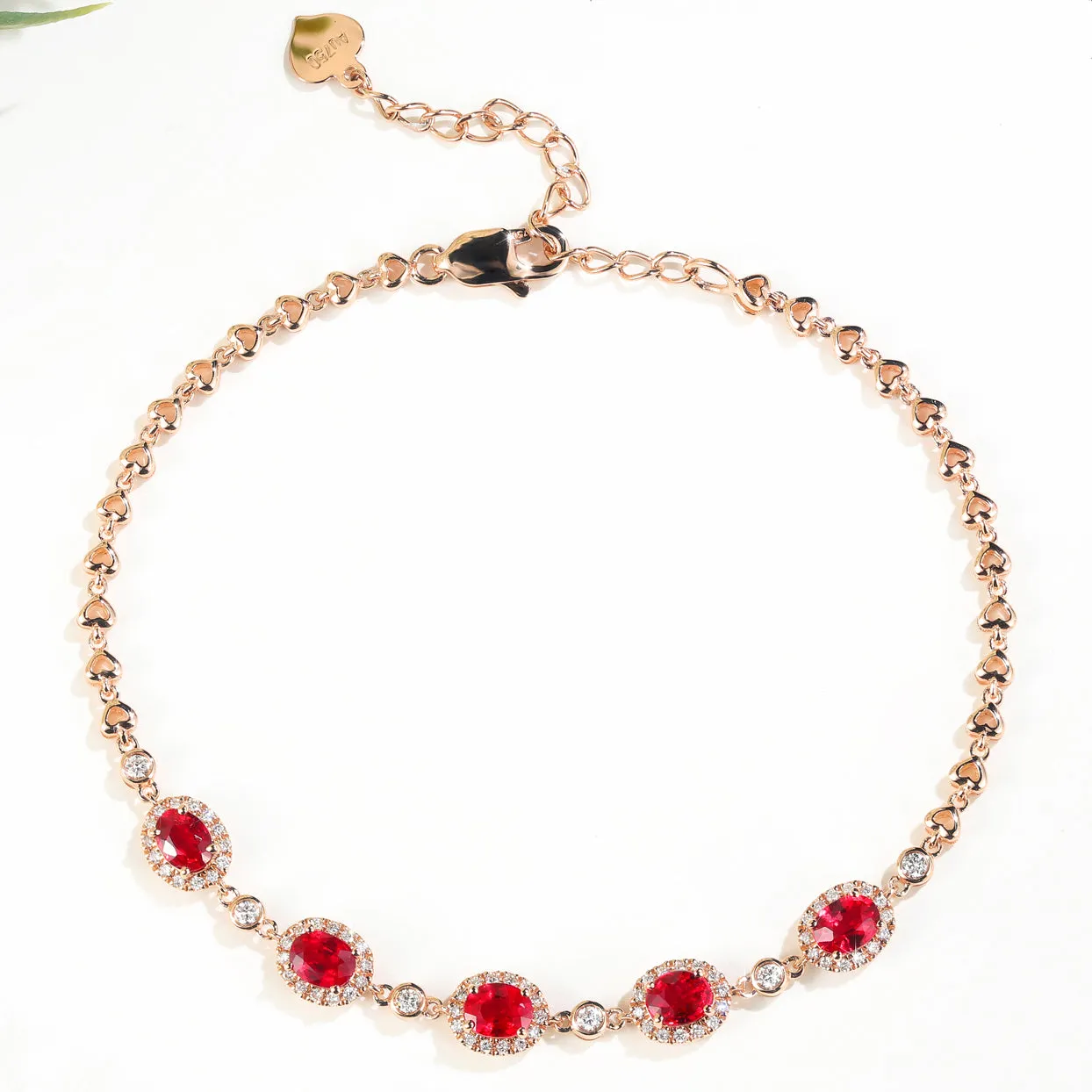 Diamond and Ruby Bracelet