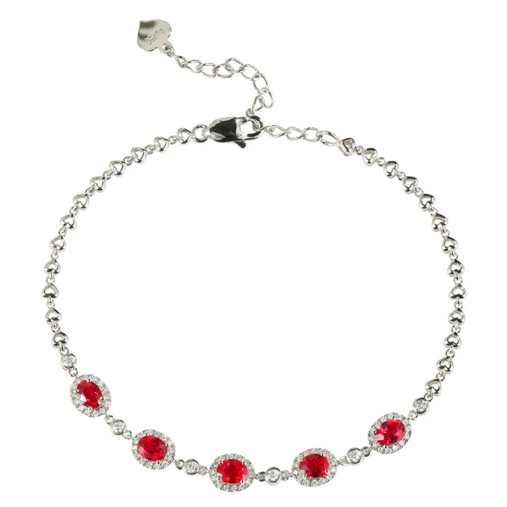 Diamond and Ruby Bracelet