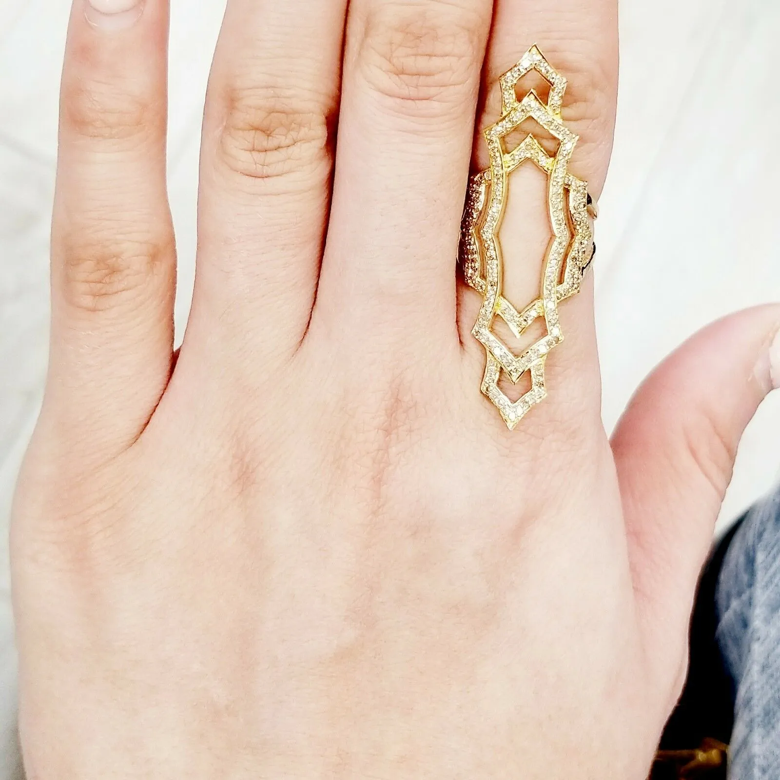 Diamond Ring Natural Round Cut Diamond Ring 2.00 Carat 18k Yellow Gold G-H SI2