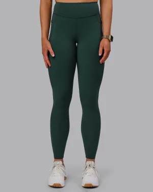 Elite Full Length Leggings - Vital Green