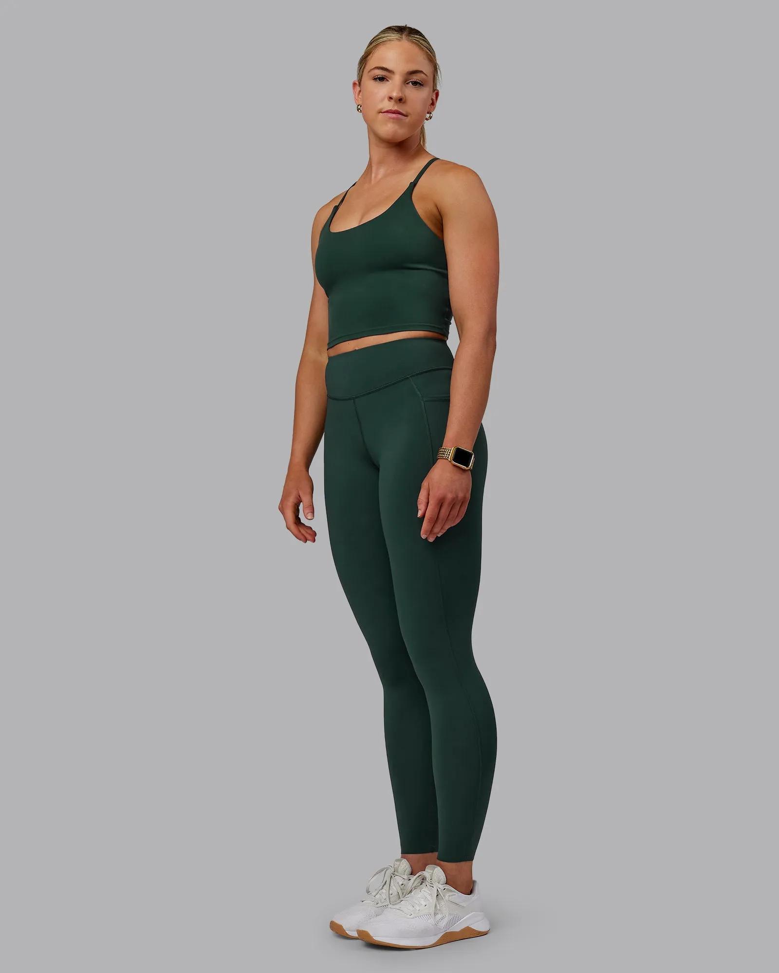 Elite Full Length Leggings - Vital Green