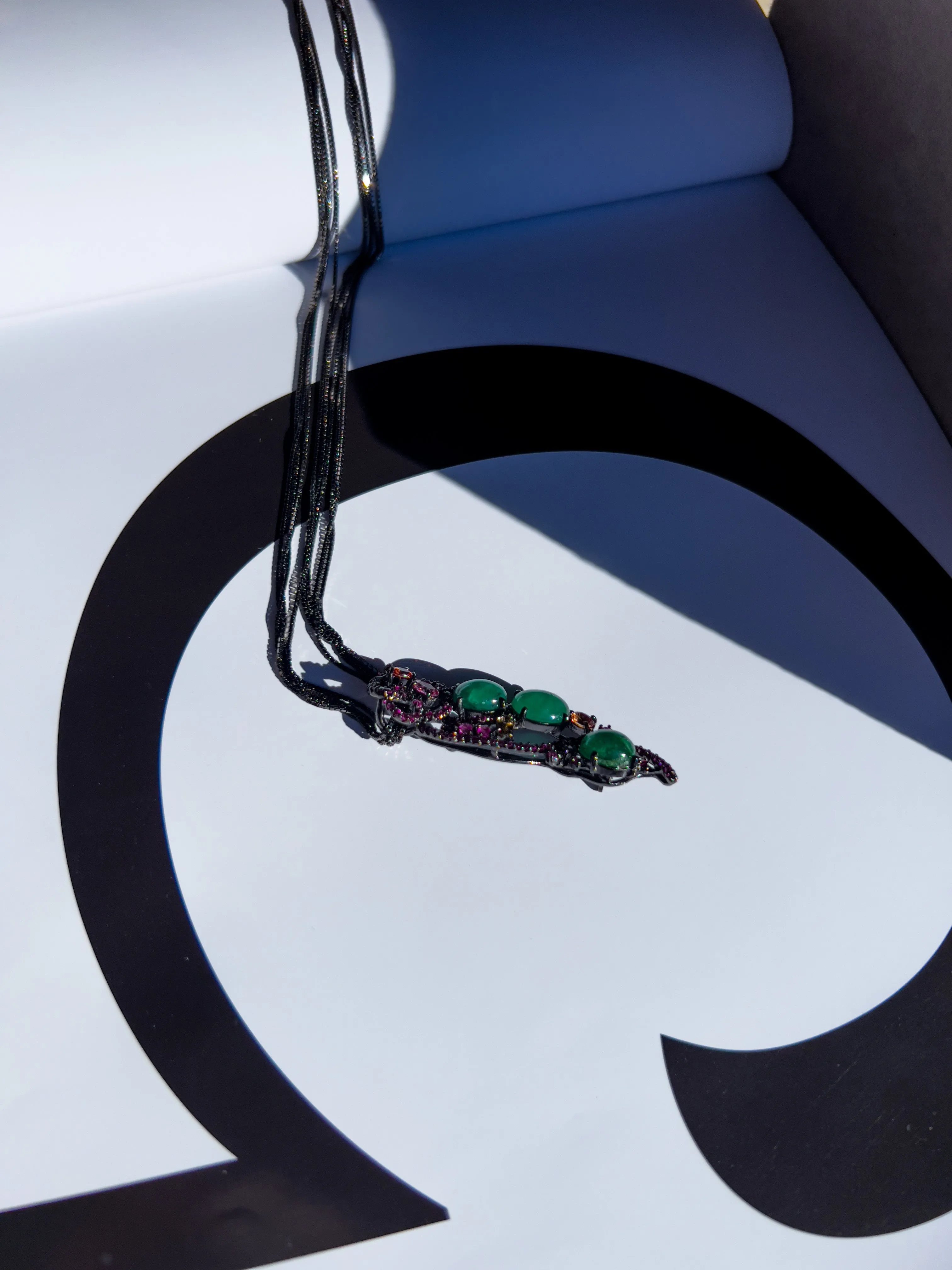 Emerald City Pendant Brooch & Necklace