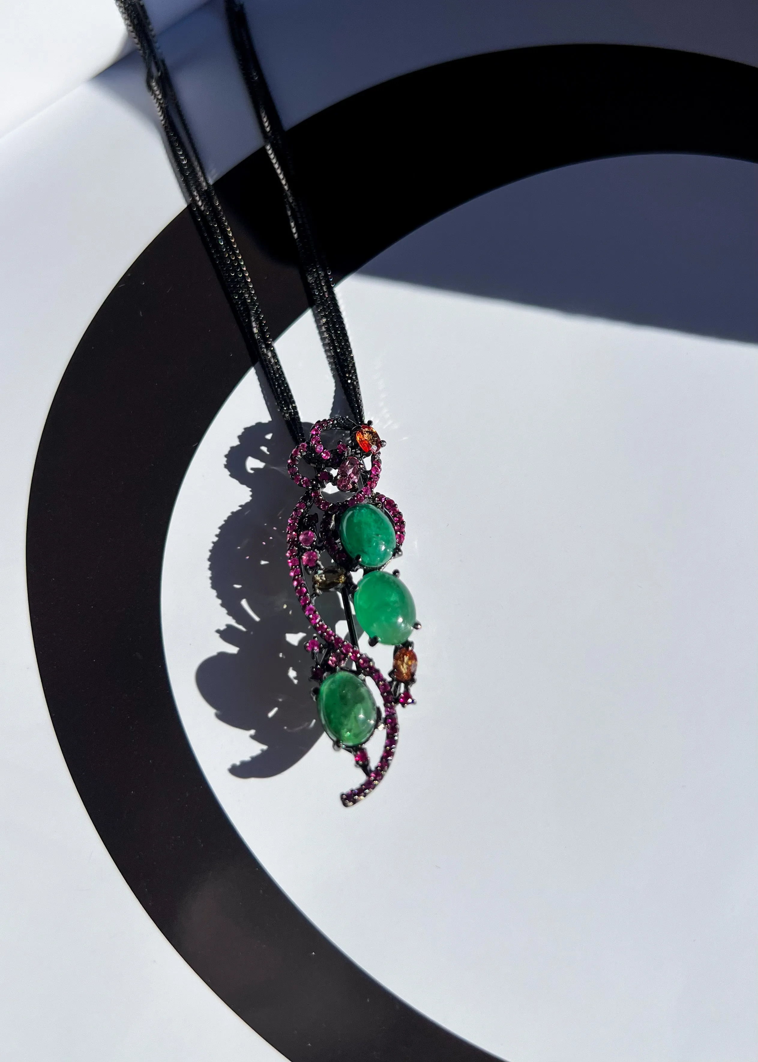 Emerald City Pendant Brooch & Necklace