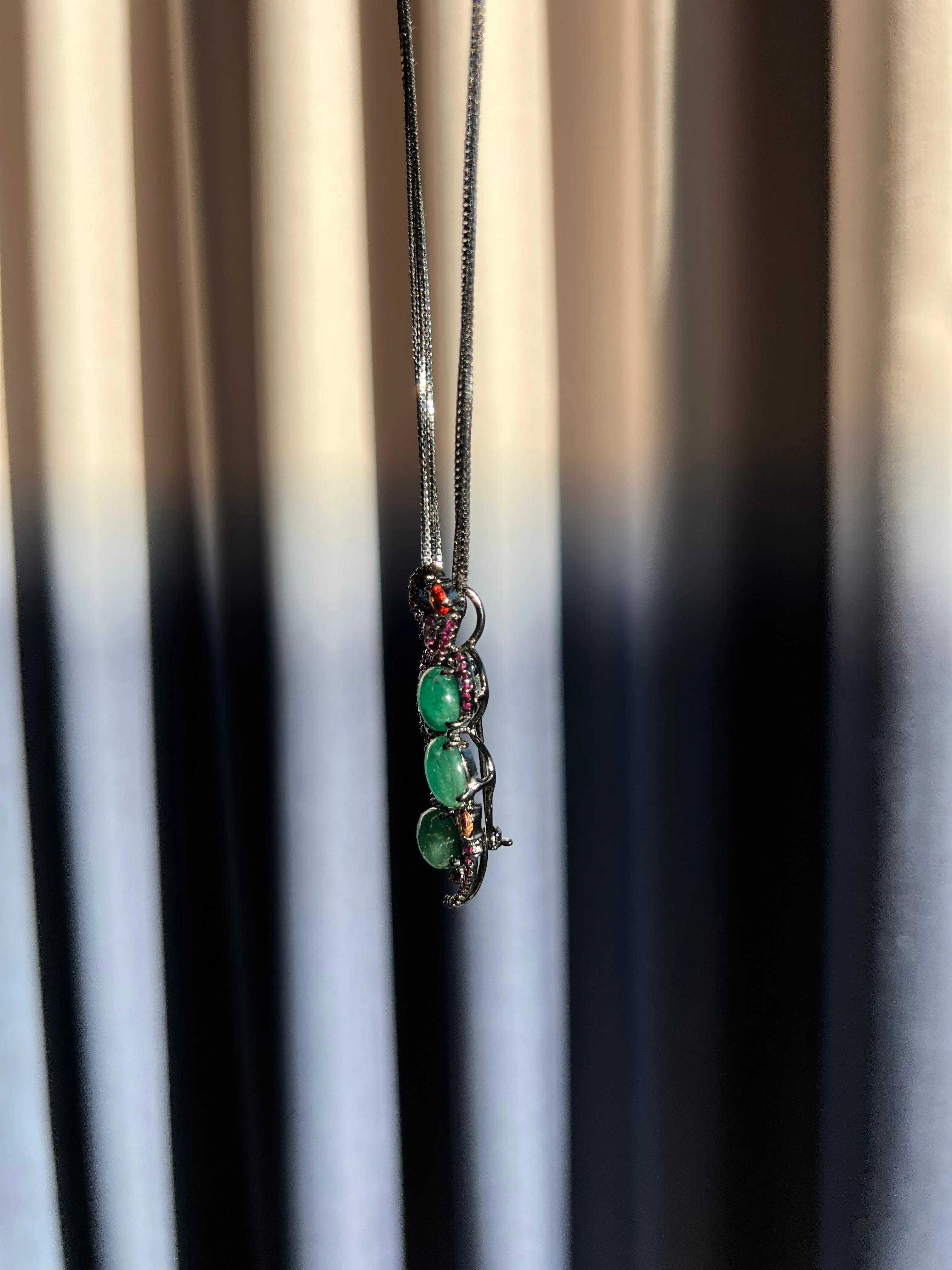 Emerald City Pendant Brooch & Necklace