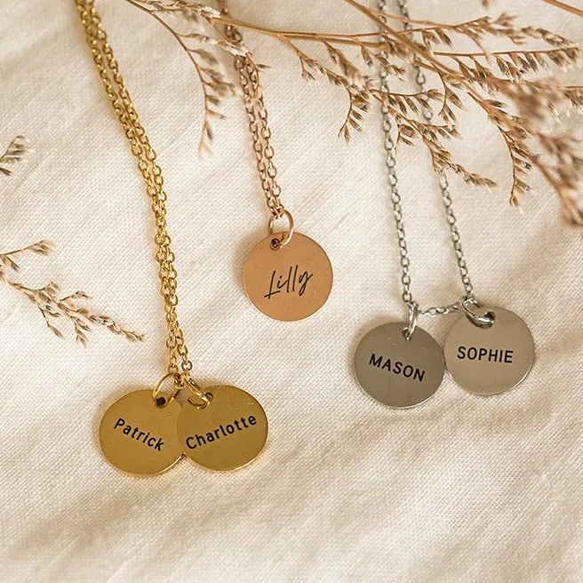 Engraved Name Necklace