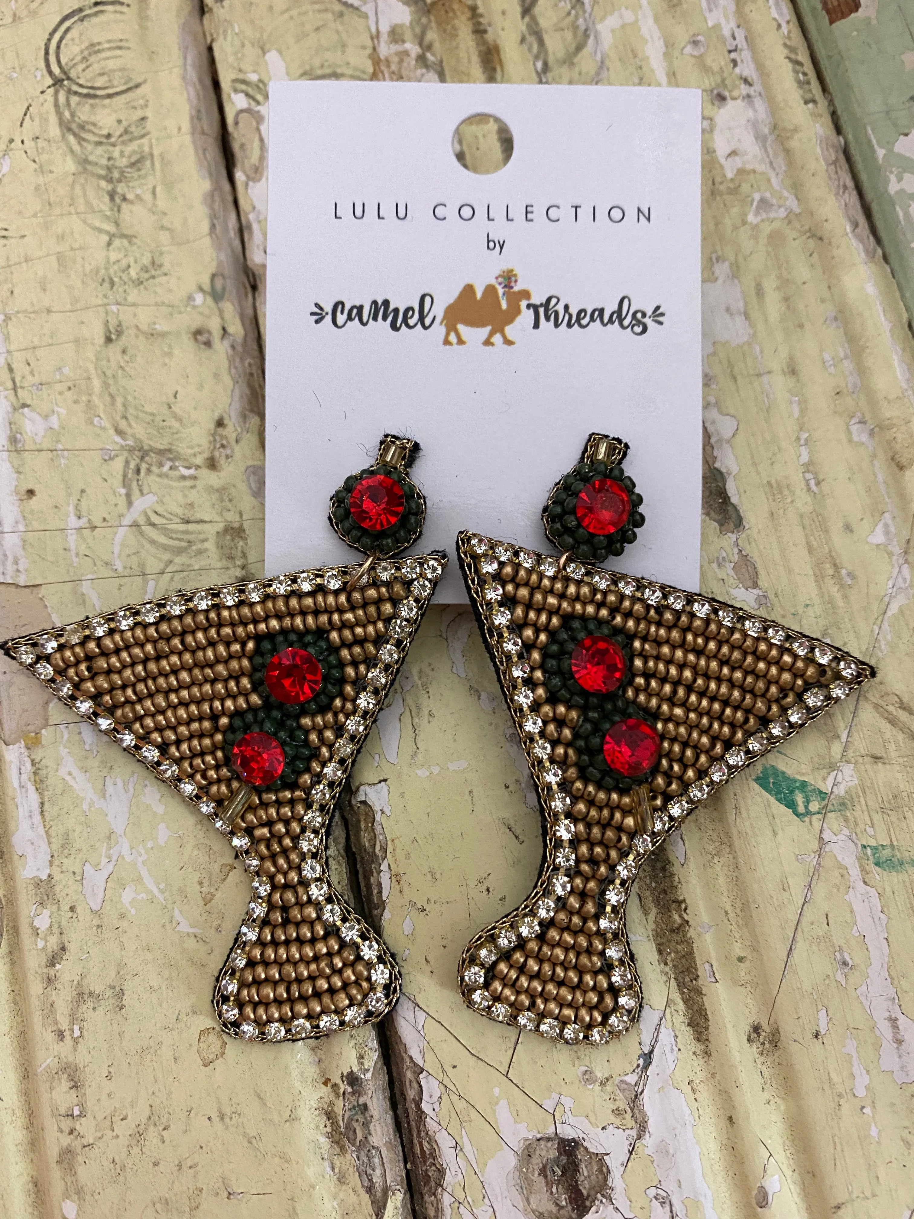 Festive Beaded Earrings