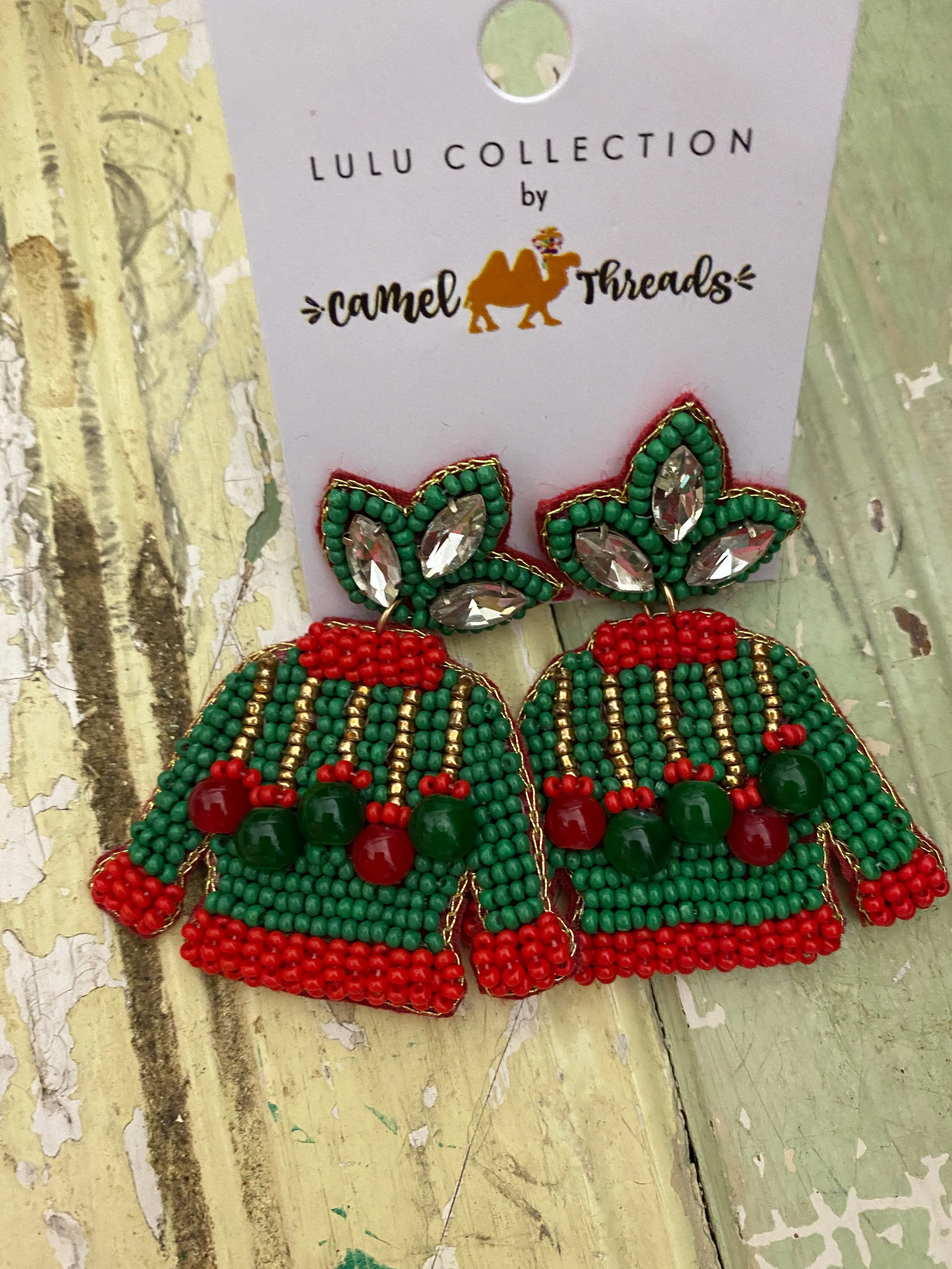 Festive Beaded Earrings