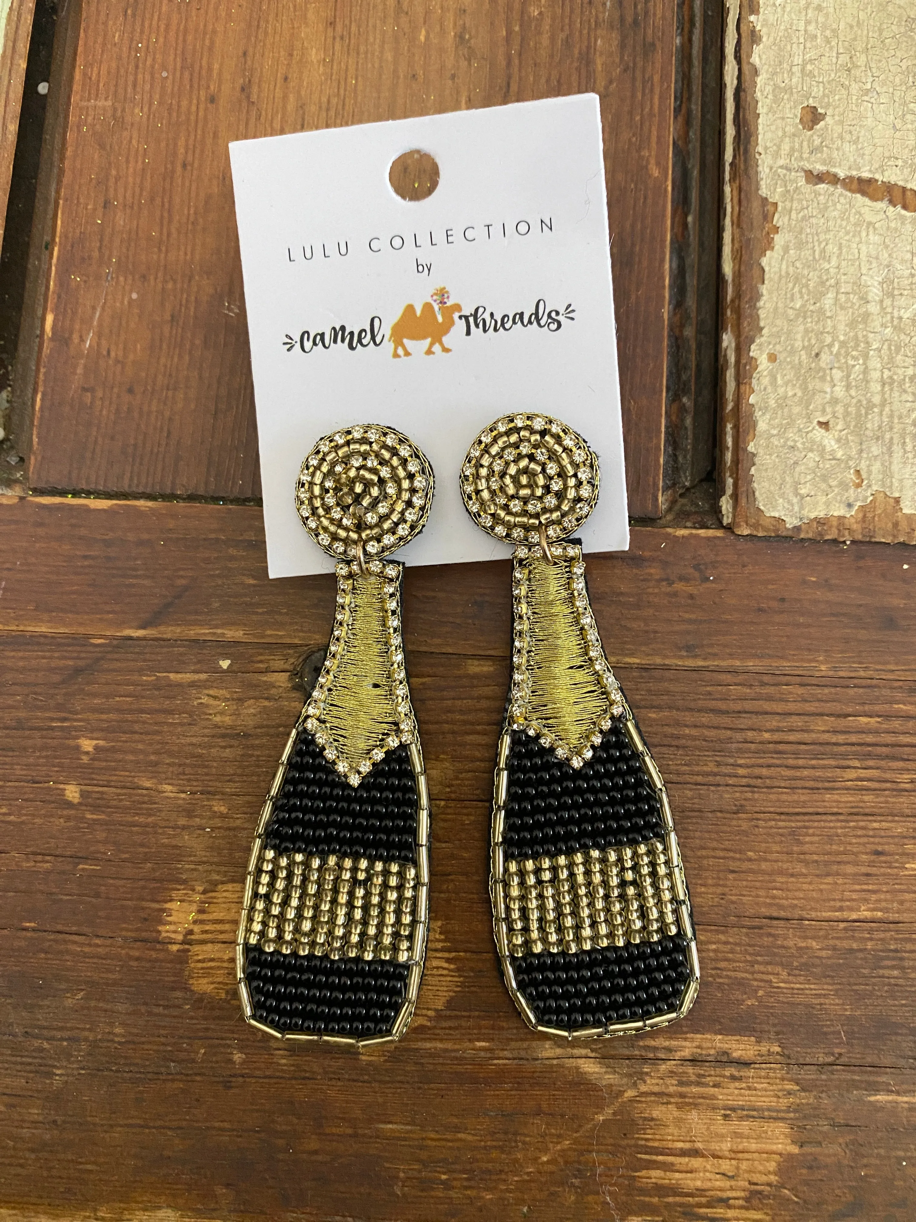 Festive Beaded Earrings