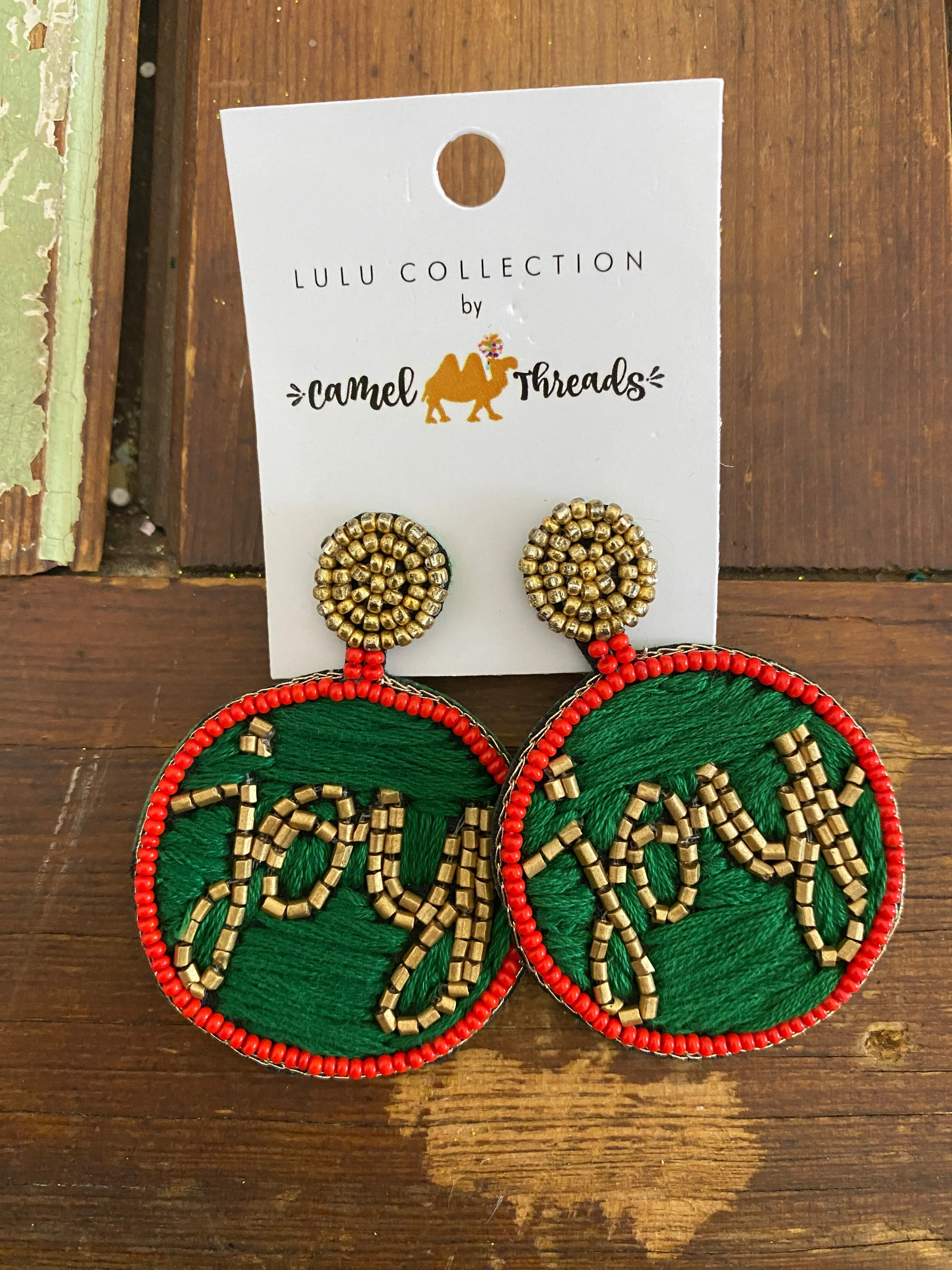 Festive Beaded Earrings