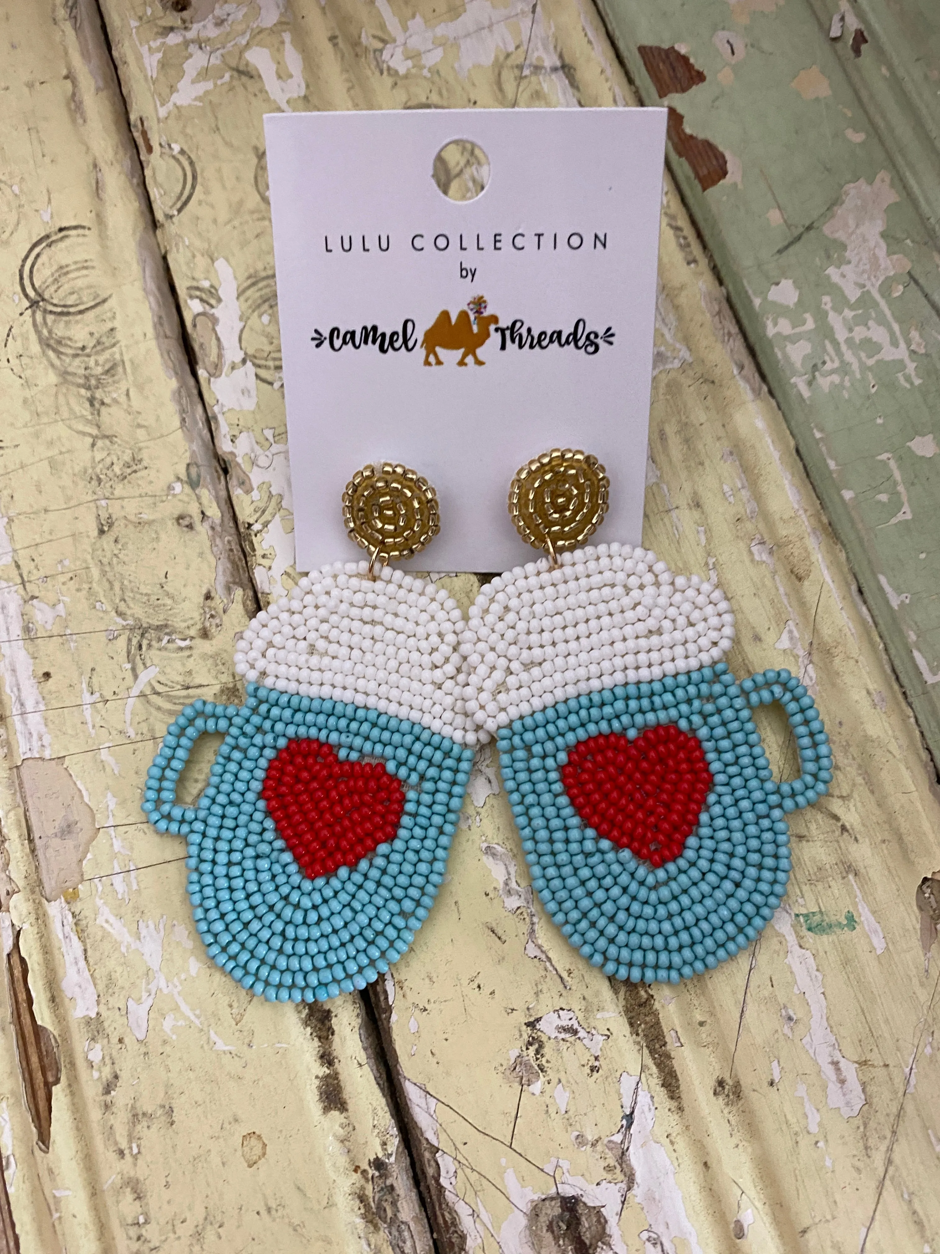Festive Beaded Earrings