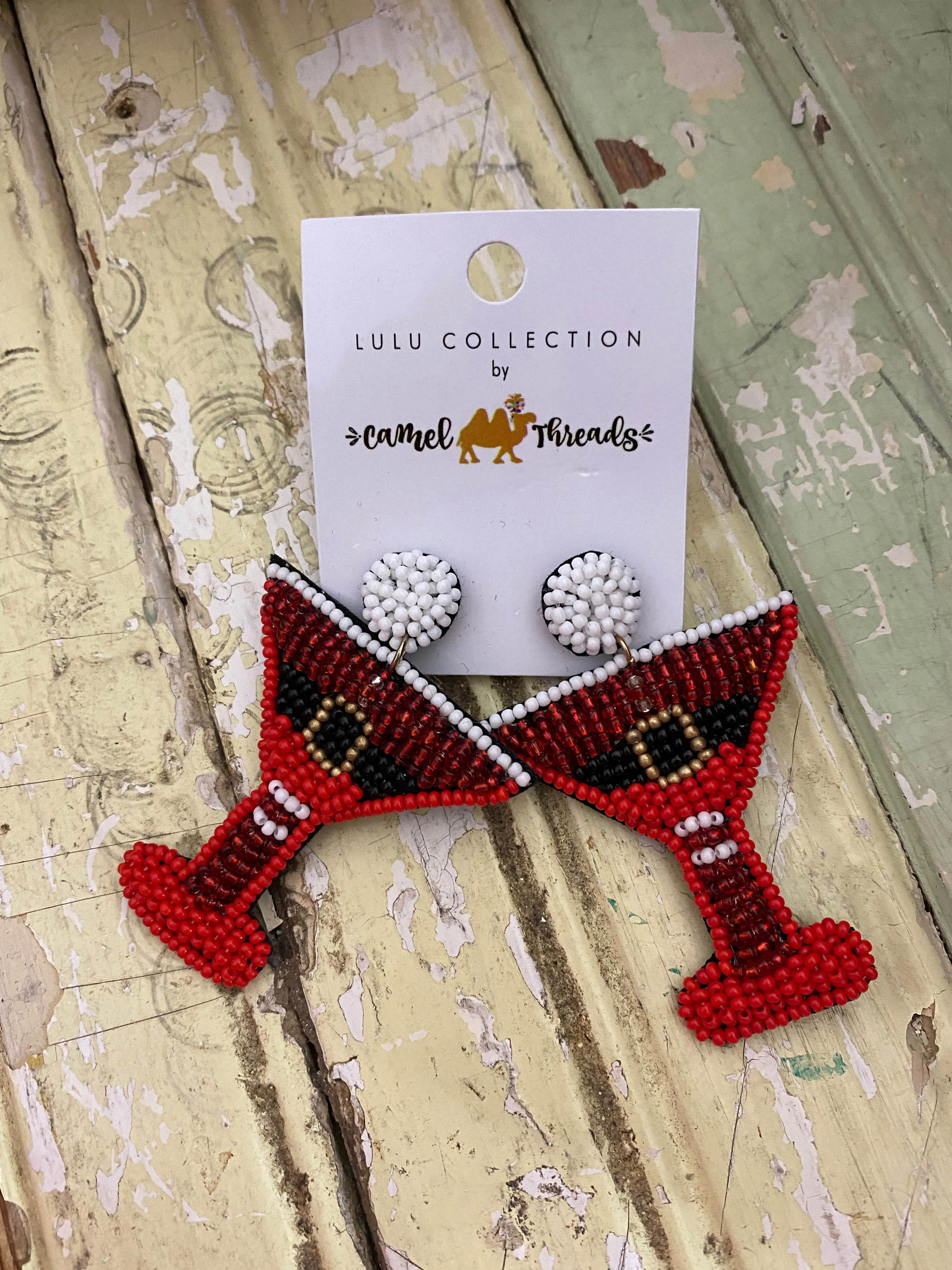 Festive Beaded Earrings