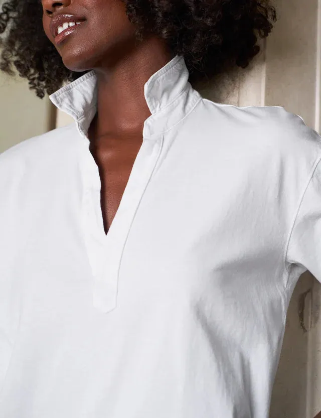 Frank & Eileen - Patrick Popover Henley (White)