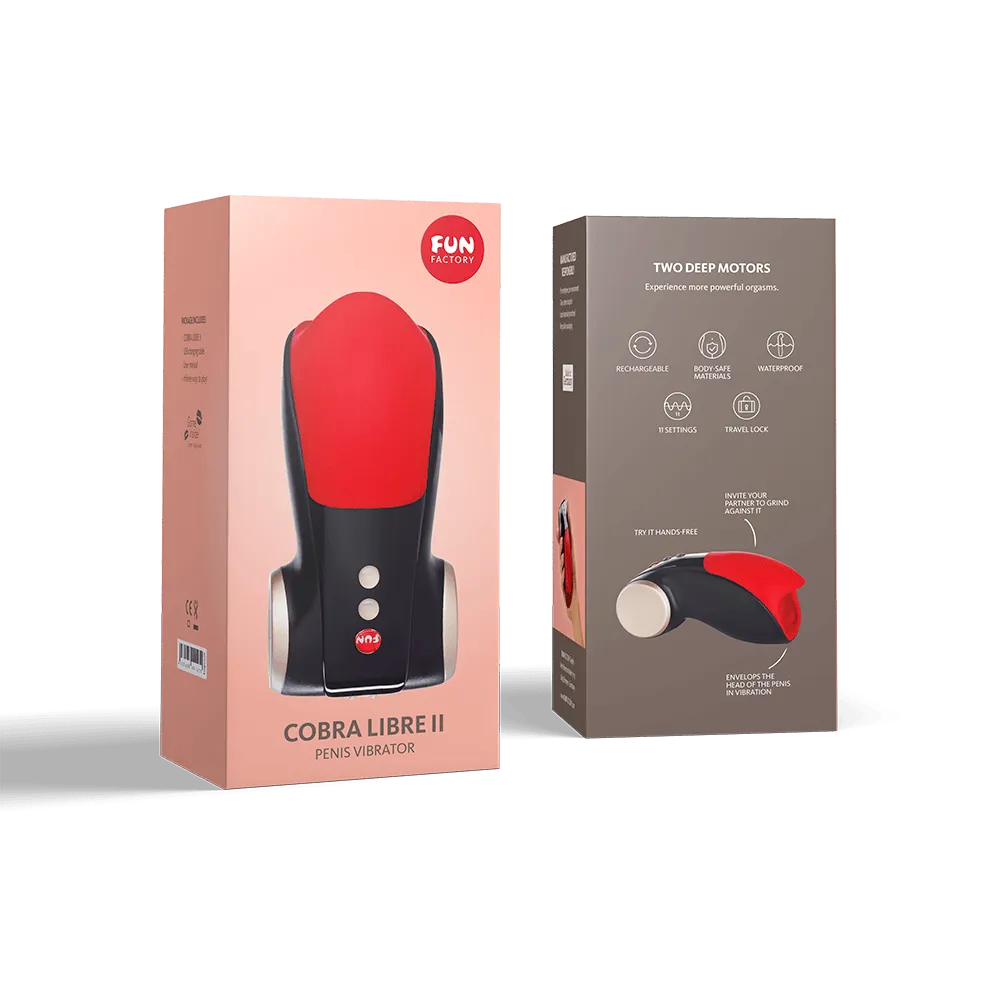 Fun Factory Cobra Libre II 2 Vibrating Male Masturbator