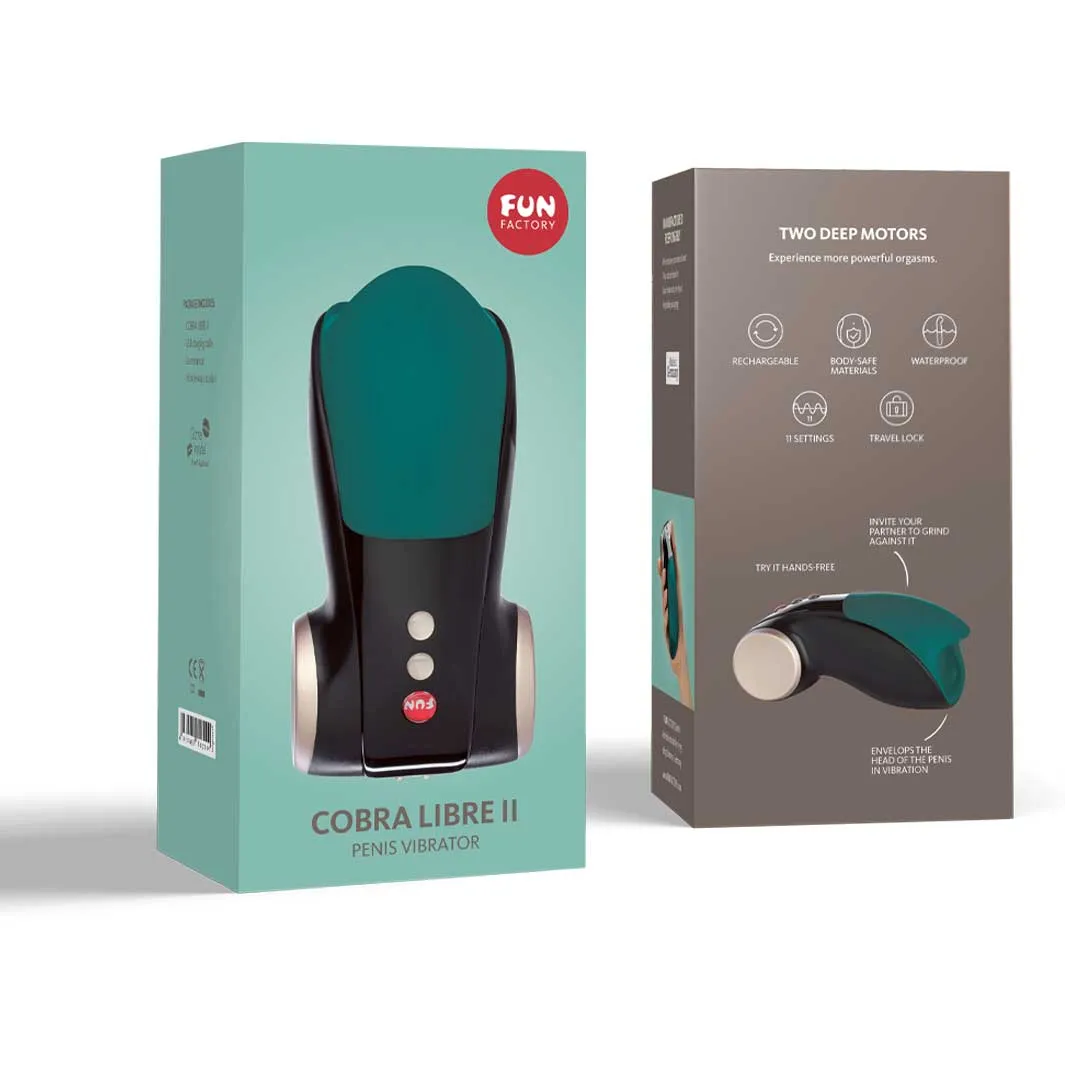 Fun Factory Cobra Libre II 2 Vibrating Male Masturbator