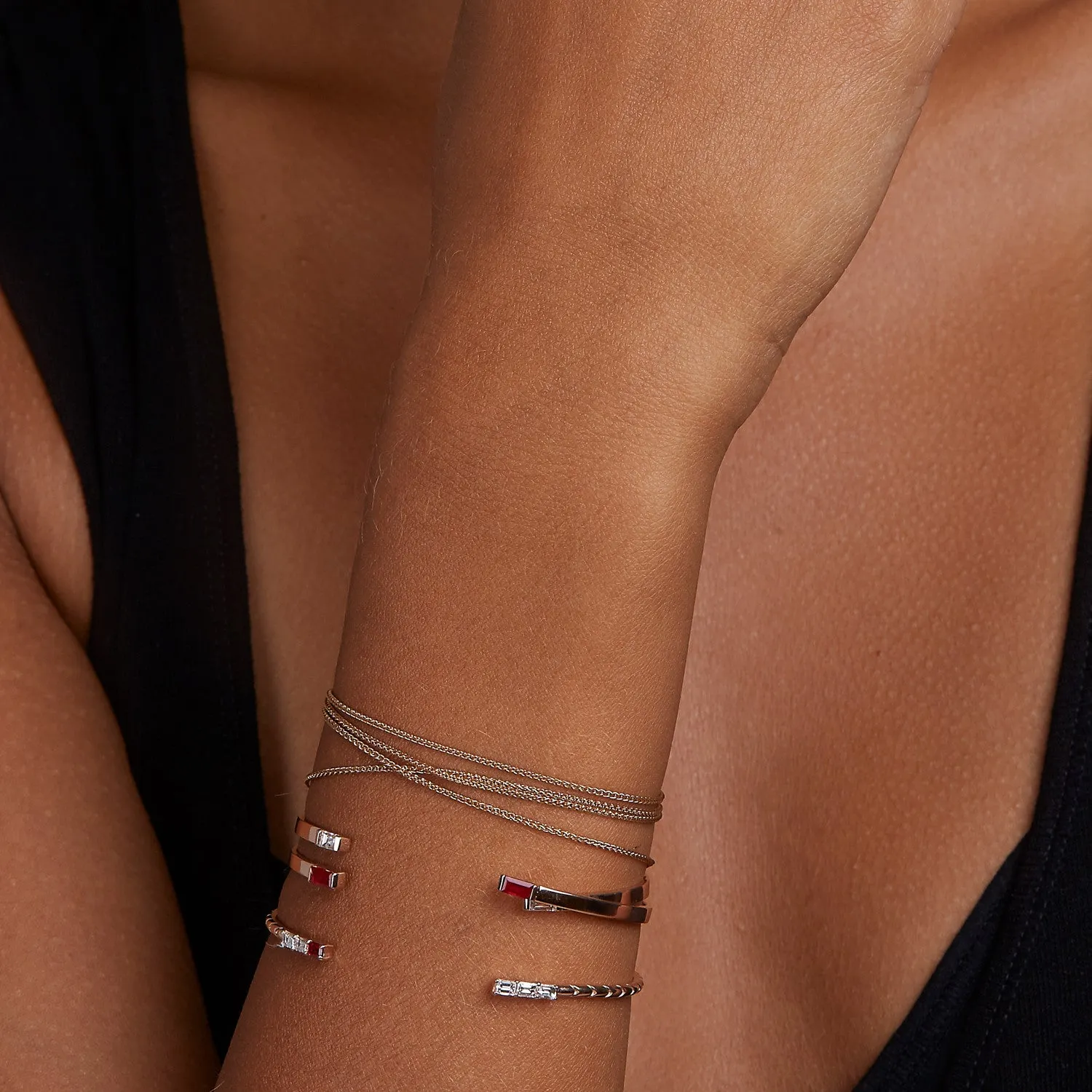 Gaia Cuff | Ruby