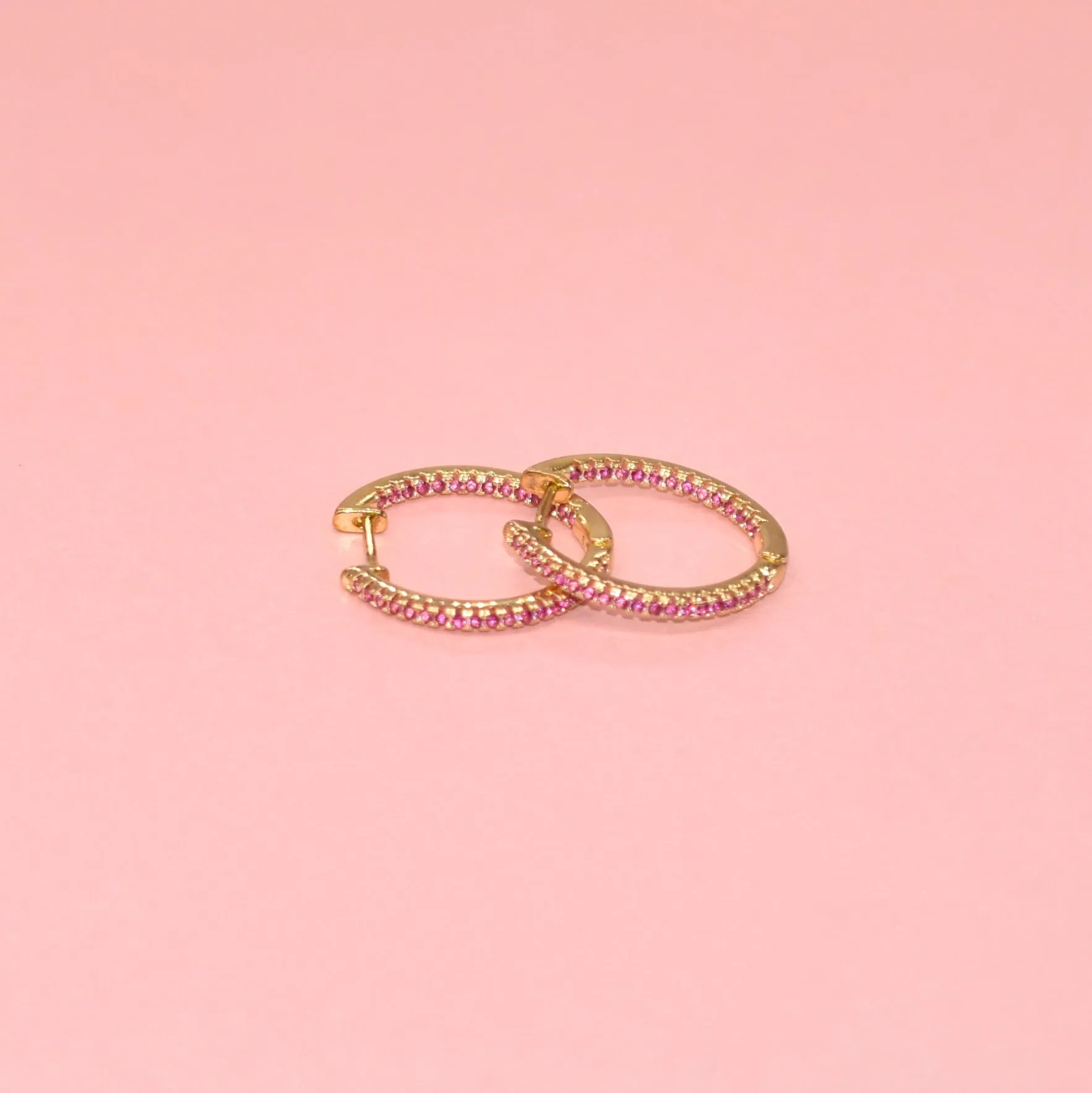 Gemma Pave Huggie Earring