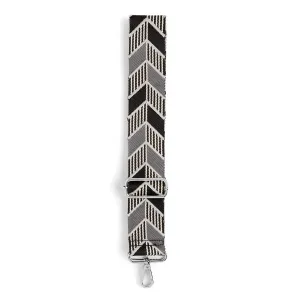 Gray Chevron Purse Strap