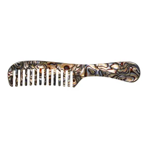 Handmade French Onyx Handle Comb