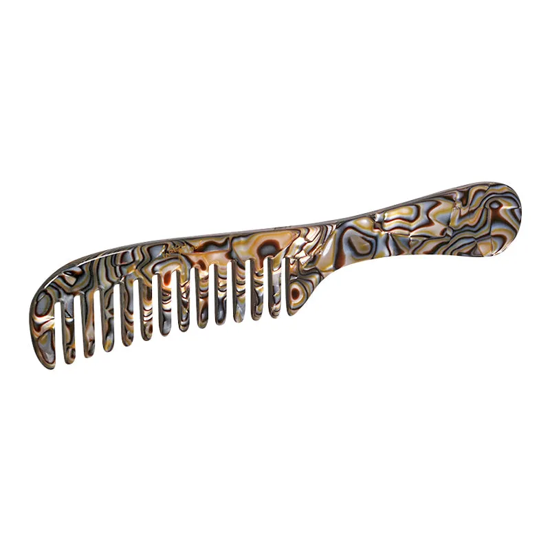 Handmade French Onyx Handle Comb