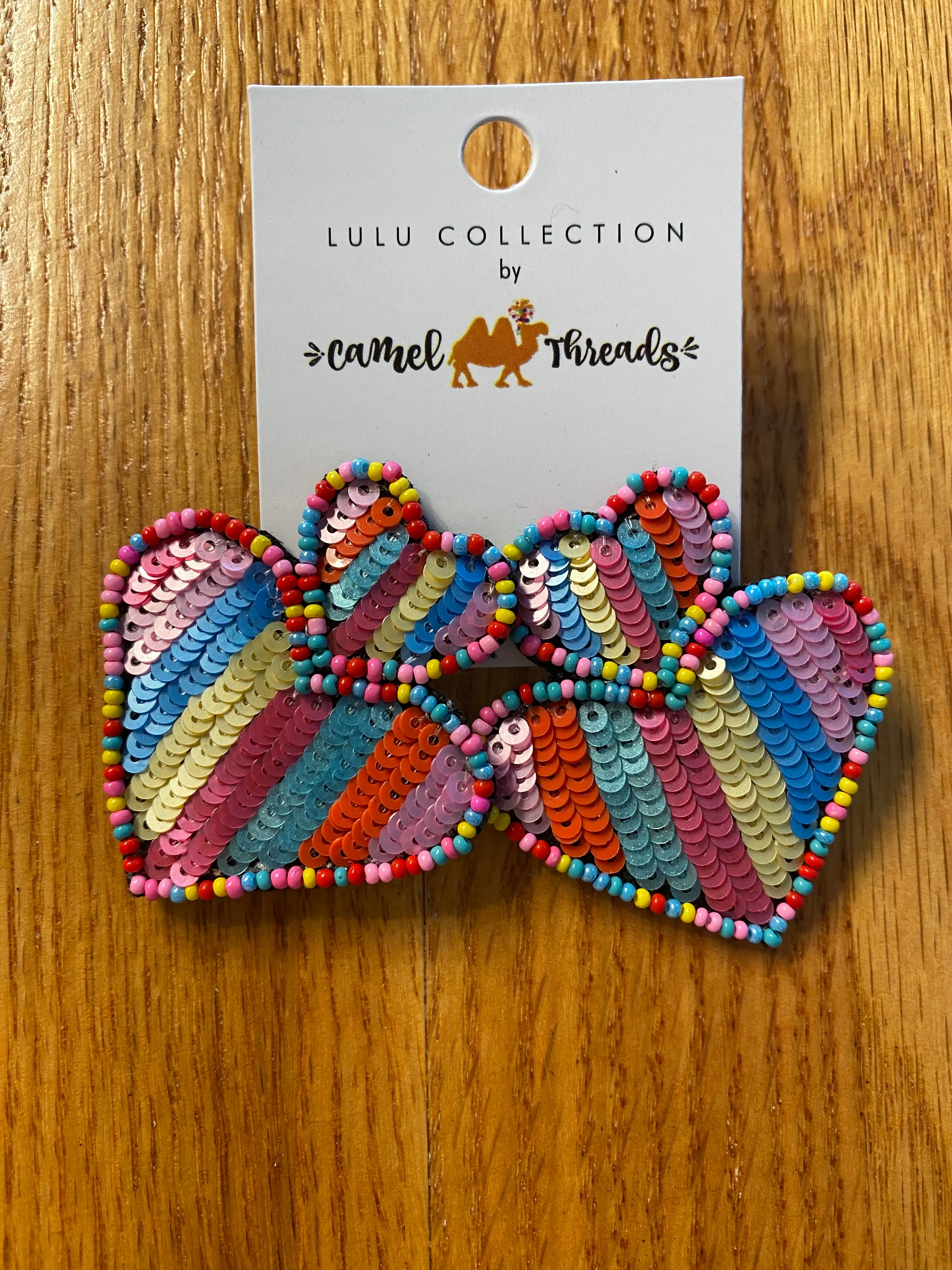 Heart Beaded Earrings