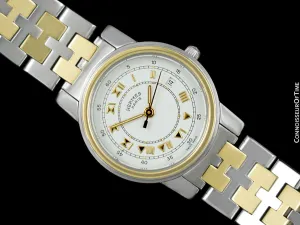Hermes Carrick Ladies Two-Tone Watch with Bracelet - Stainless Steel & 18K Gold