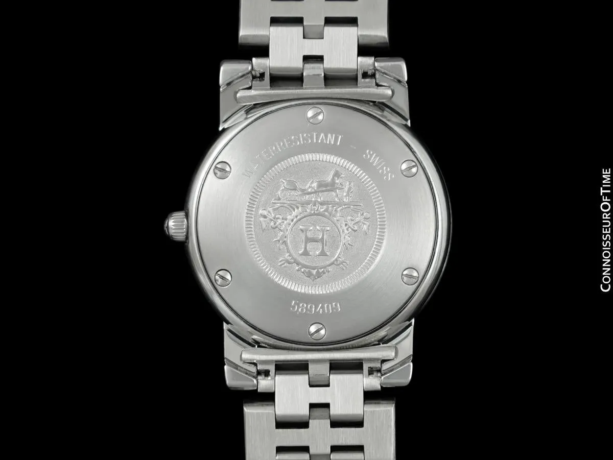 Hermes Carrick Ladies Two-Tone Watch with Bracelet - Stainless Steel & 18K Gold
