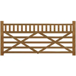 Iroko Boscastle Diamond Brace Gate