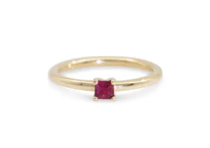 J3023 Precious Gemstone Engagement Ring, Yellow Gold
