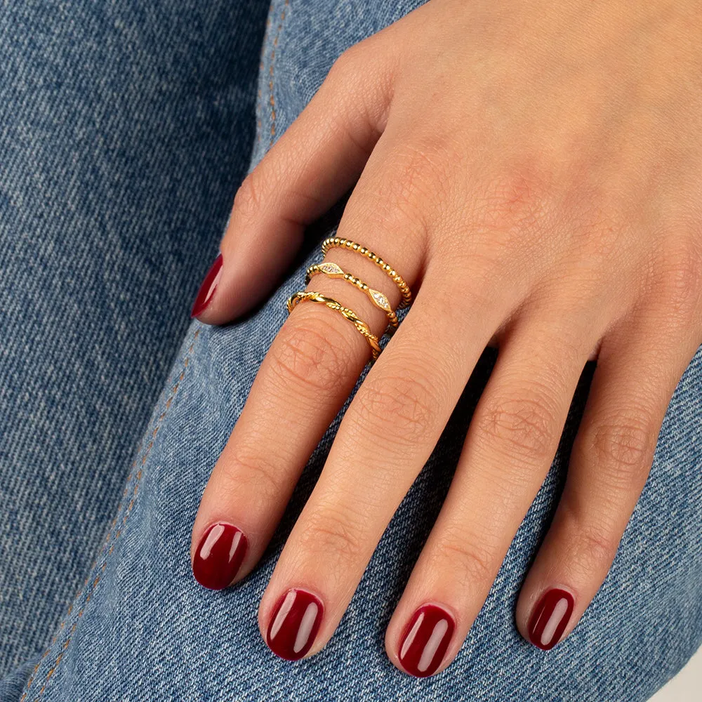 Just A Hint Of Pavé Ring Combo Set