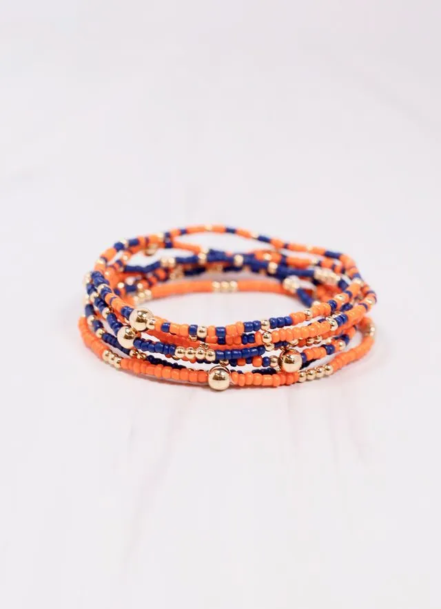 Karnes Bracelet Set ORANGE NAVY