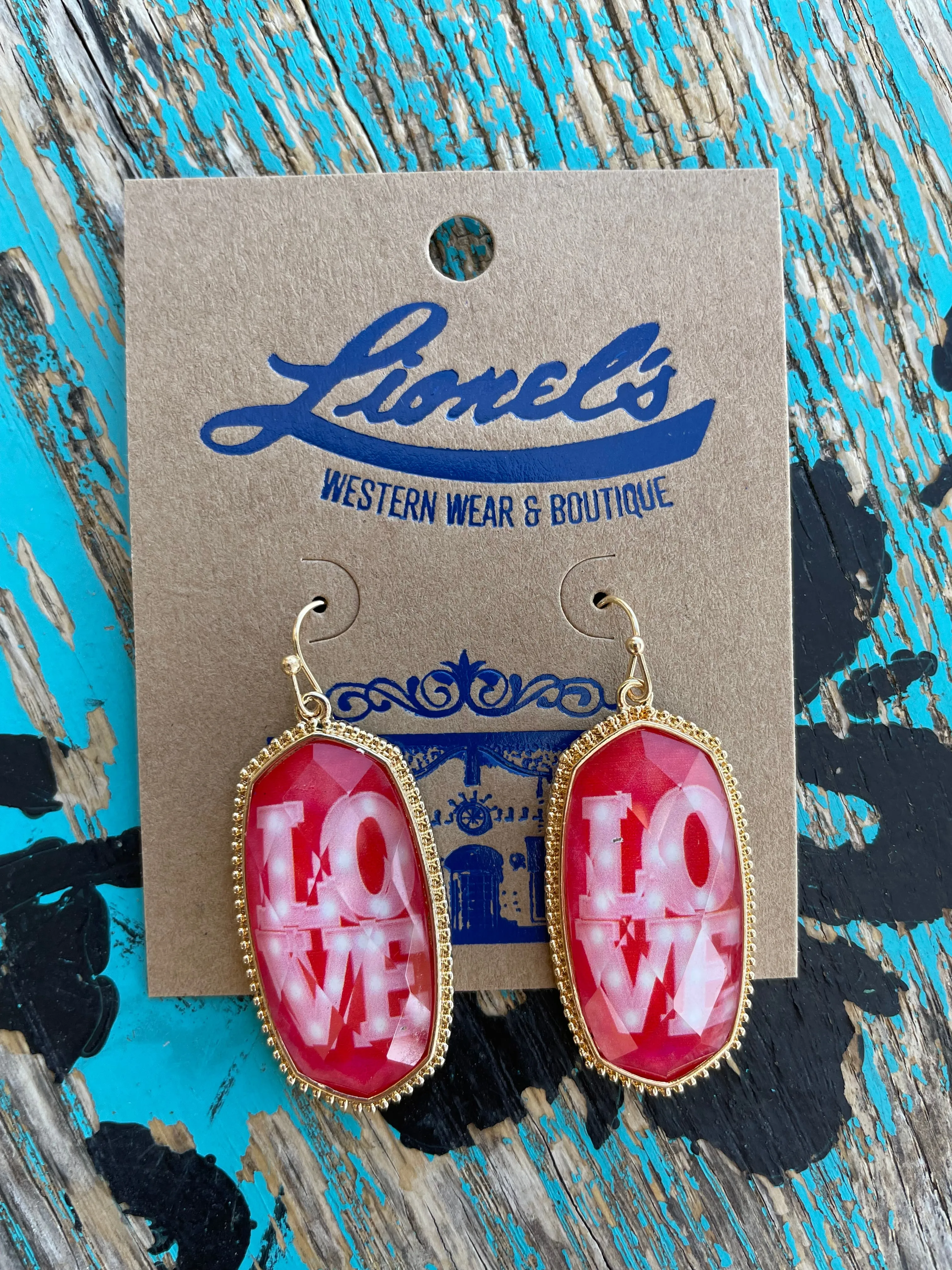 Kendra Look LOVE Earrings