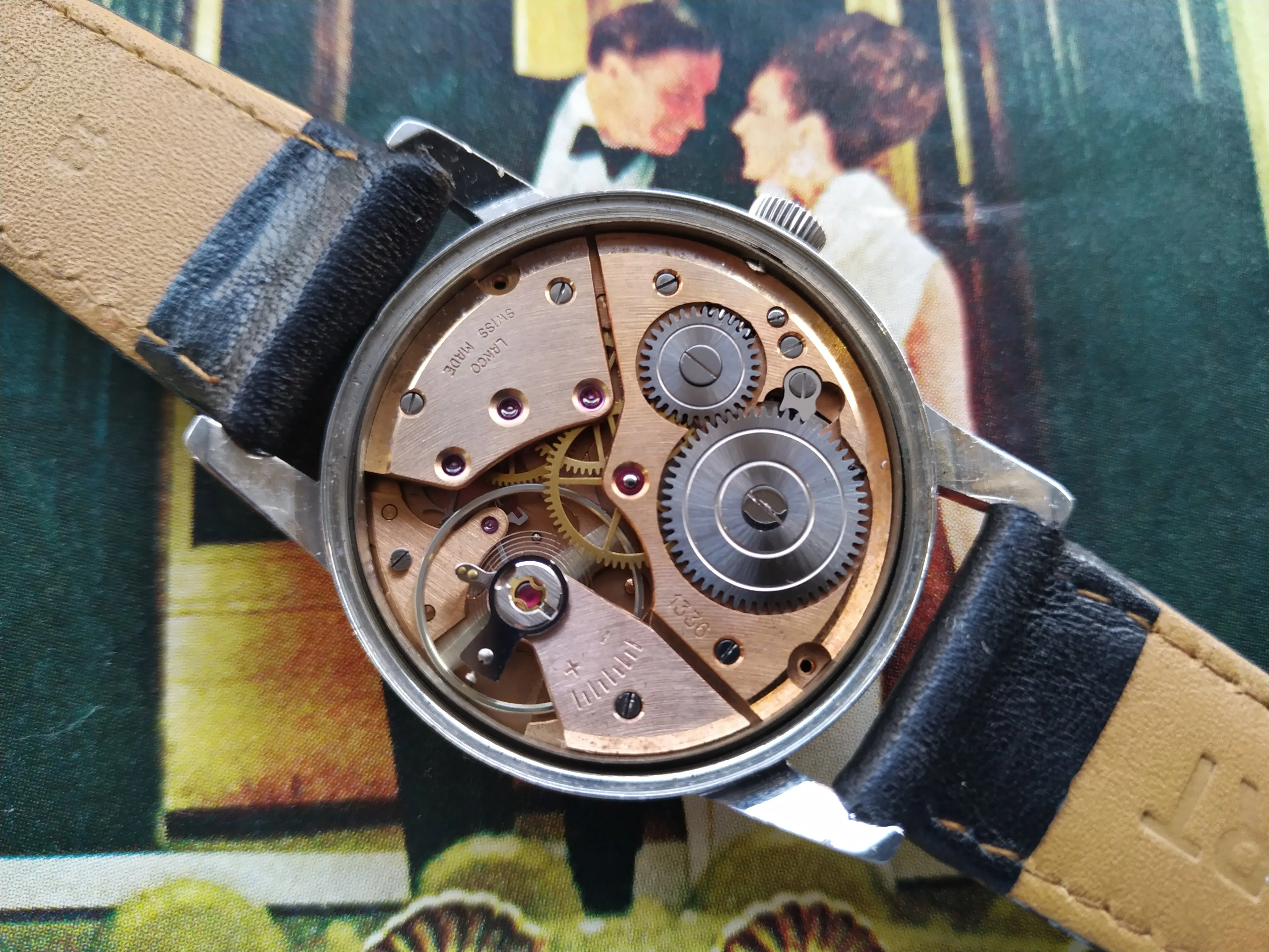Lanco Sub Second Vintage Wristwatch
