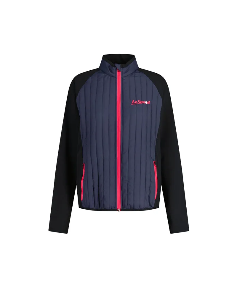 LE SONNET Essential Zip-Up - Navy